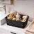 KIT 3 CESTOS ORGANIZADORES CINZA COM TAMPA 11 LITROS - Imagem 5