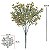 KIT 3 FOLHAGENS PODOCARPUS COM POWDER PLASTICO VERDE OUTONO 30CM - Imagem 4