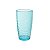 KIT 4 COPOS ACRILICO 560ml MARTELADO AZUL FLORARTE - Imagem 3