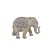 ESCULTURA ELEFANTE INDIANO EM MDF NATURAL 20CM - Imagem 1