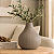VASO DECOR CERAMICA MARROM 24,5CMX21CM FLORARTE - Imagem 2