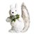 Esquilo Fluffy Branco em Pelucia - Imagem 1