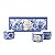 KIT 3 MINI VELAS EM PORCELANA GOLD E BLUE CASTELBEL - Imagem 1