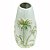 VASO DECORATIVO CERAMICA PALMEIRA BRANCO/VERDE - Imagem 3