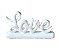 Escultura Mini Love em Ceramica Branco Fosco - Imagem 1