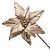 Poinsetia Decorativa Champanhe  50cm - Imagem 1