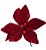 Poinsetia Decorativa vermelha - Imagem 1
