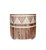 Cachepot Ceramica estampa etnica M - Imagem 1