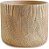 CACHEPOT NUDE E DOURADO EM CIMENTO G - Imagem 1