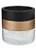 CACHEPOT DE CIMENTO CINZA, DOURADO E PRETO M - Imagem 1
