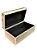 CJ. DE BAUS AVELUDADOS BEGE COM METAL DOURADO - 2PCS - Imagem 2