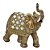 ESCULTURA ELEFANTE DECORATIVO DOURADO - Imagem 1