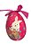 OVO DE PASCOA DECOR PINK ACRILICO OLD EASTER - Imagem 1