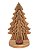 Arvore de Natal Tripla Decor de Madeira Rustica com castiçal - Imagem 1