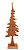 Arvore de Natal Decor de Madeira Rustica G - Imagem 2