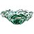CACHEPOT DECORATIVO EM MURANO MODELO SWEET - ESMERALDA M - Imagem 1
