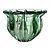 Vaso Decorativo em Murano Verde Esmeralda - Camponesa - Imagem 1