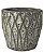 VASO RUSTICO NERO ATLANTIS EARTH EM CERAMICA G - Imagem 1