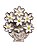 Quadro Rustico flores Brancas em madeira P - Imagem 1