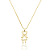 Colar Pingente Menina Lisa Banhado a Ouro 18k - Imagem 3