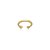 Piercing Fake Mini Liso Banhado a Ouro 18k - Imagem 1