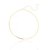 Colar Choker Fita Luxo Slim Banhado a Ouro 18k - Imagem 2
