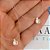 Colar Ckoker Fio de Nylon Ponto de Luz Banhado a Ouro 18k - Imagem 3