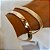 Pulseira Feminina Fita Banhado a Ouro - Imagem 1