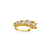Piercing Fake Cristal Lola Banhado a Ouro - Imagem 1