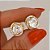 Brinco Redondo Com Zircônias Ster Banhado a Ouro 18k - Imagem 2