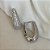Brinco de Argola Oval e Zircônias Lidy Rodio Branco - Imagem 2