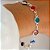 Pulseira Bolinhas Coloridas Banho de Prata - Imagem 1