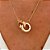 Conjunto Elos Cristais Luxo Banhado a Ouro 18k - Imagem 3