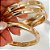 Bracelete Luxo e Zircônias Banhado a Ouro 18k - Imagem 5