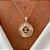 Conjunto Colar e Brinco e Cristais Splendor Banhado a Ouro 18k - Imagem 3