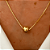 Colar Luxo Esfera Banhado a Ouro 18k - Imagem 1