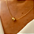 Colar Luxo Esfera Banhado a Ouro 18k - Imagem 2