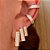 Piercing Slim Cristal Banhado a Ouro 18k - Imagem 2