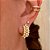 Brinco de Argola Mini Esfera Banhado a Ouro 18k - Imagem 1