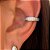 Piercing Slim Cristal Ródio Branco - Imagem 1