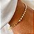Pulseira Bolinhas Minimal Banhada a Ouro 18k - Imagem 1