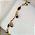 Pulseira Luxo Cristais Pretos Banhada a Ouro 18k - Imagem 4