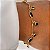 Pulseira Luxo Cristais Pretos Banhada a Ouro 18k - Imagem 3