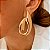 Colar Conjunto Orgânico Vazado Banhado a Ouro 18k - Imagem 5