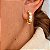 Brinco de Argola Romana Classic Banhado a Ouro 18k - Imagem 1