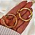 Brinco de Argola Bold Fecho Italiano Banhado a Ouro 18k - Imagem 3