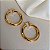 Brinco de Argola Bold Fecho Italiano Banhado a Ouro 18k - Imagem 5