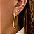 Brinco Liso Oval SoHo Banhado a Ouro 18k - Imagem 1