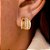 Brinco Fios Cristalle Banhado a Ouro 18k - Imagem 2