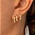 Trio de Argolinhas Lisas Slim Banhado a Ouro 18k - Imagem 1